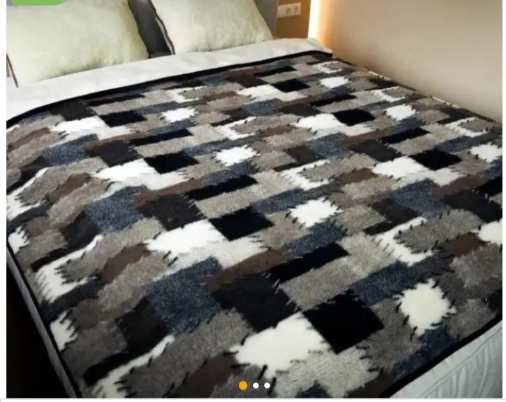 Одеяло, плед шерстяной