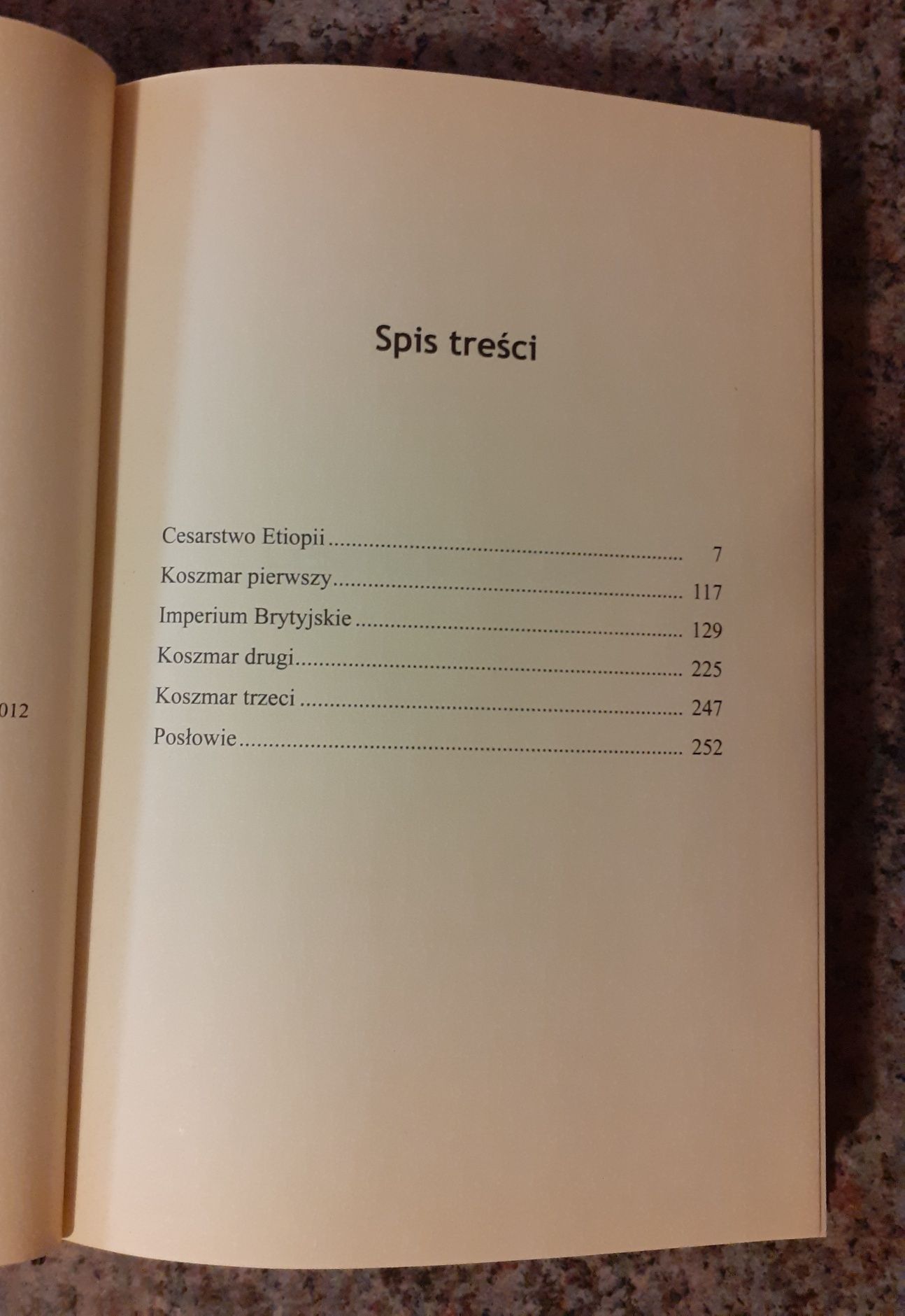 Evelyn Waugh - Daleko stąd. Podróż afrykańska /spis treści/ NOWA