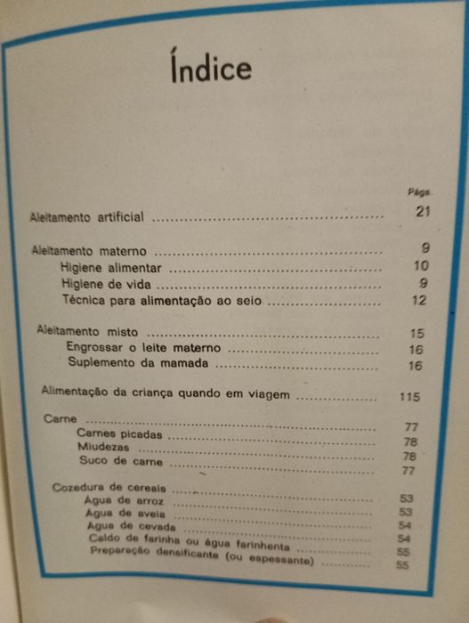 Livro a cozinha do bebé anos 1976