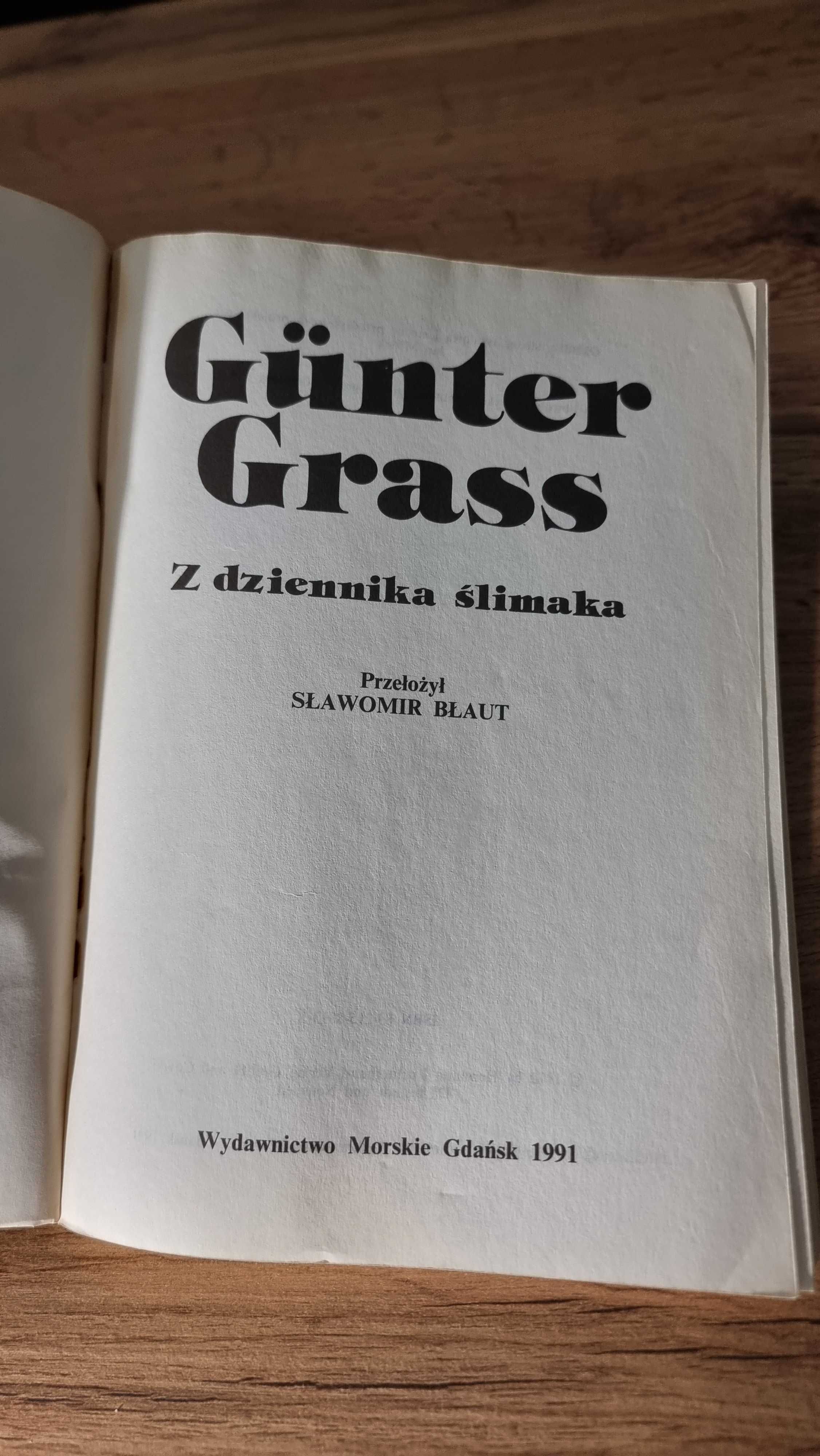"Z dziennika ślimaka" - Gunter Grass, Wydanie I