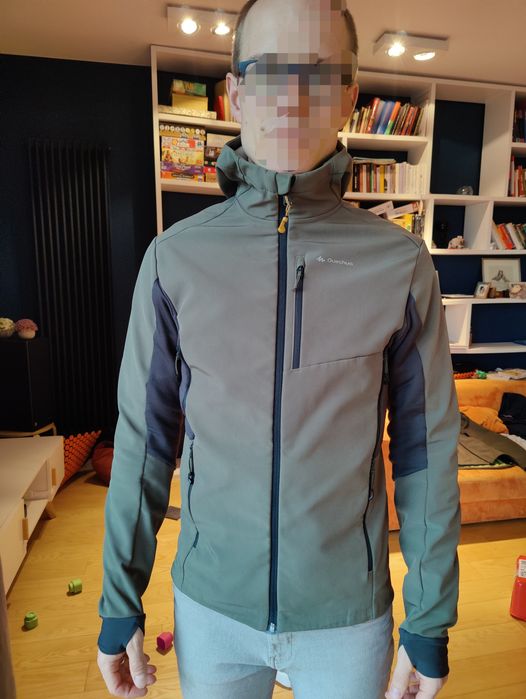 Kurtka Softshell Quetschua rozmiar S Trek 500 Windwarm