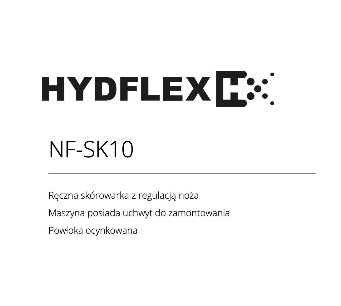 Skórowarka ręczna do węży hydraulicznych HYDFLEX SK10