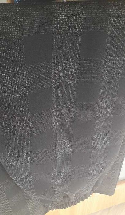 Spodnie damskie szerokie w kratę