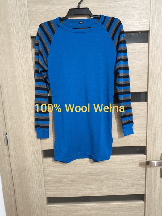 Safa 140, Koszulka bluzka wełniana termiczna, Wool Wełna