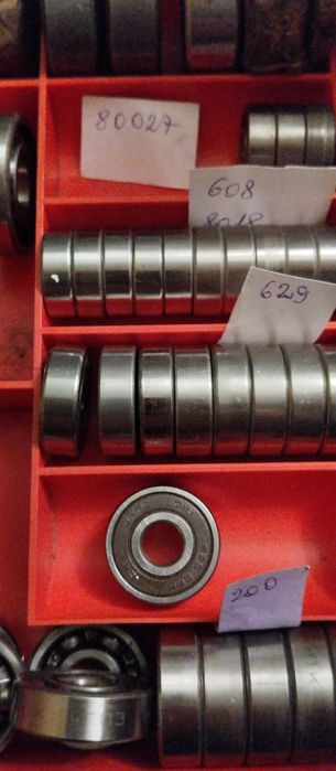 Підшипники 624, 34, 627, 629, 200, 201-204, 205, 302, 304, 305, 306