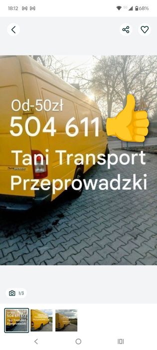 Transport przeprowadzki meble AGD RTV