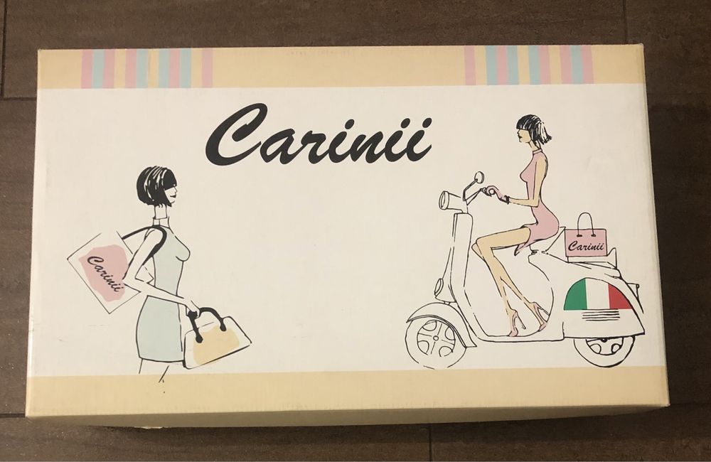 Piękne kozaki Carinii ze skóry 36 rozmiar