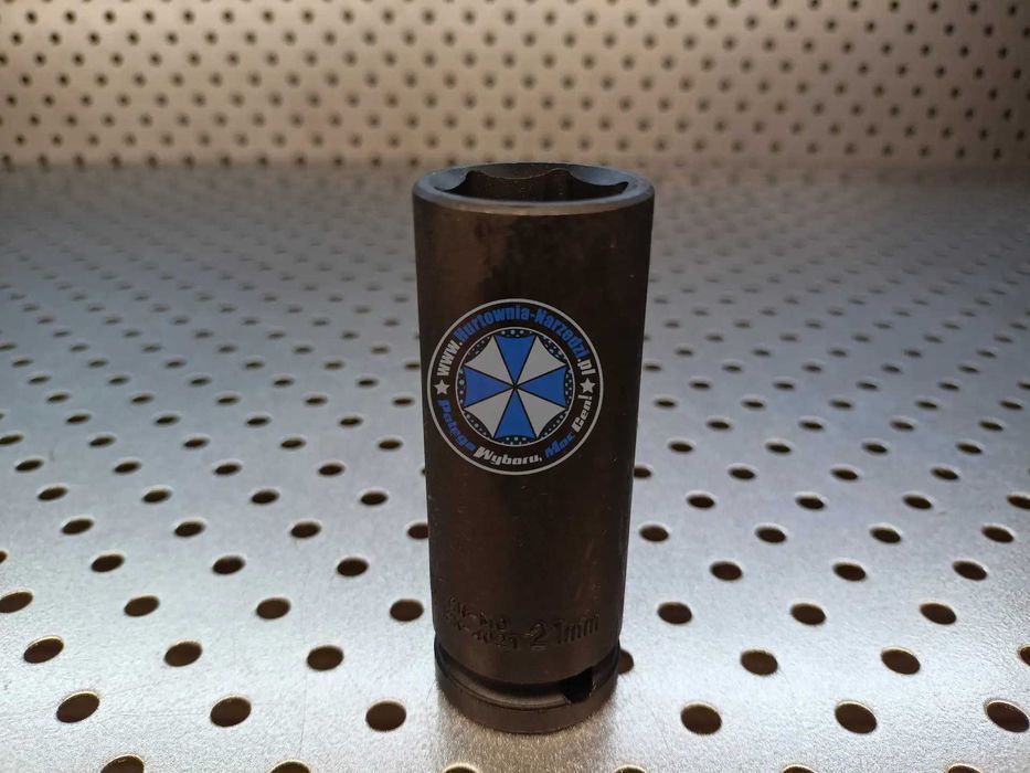 Nasadka długa Udarowa 21mm 1/2" klucz 21mm nasadka długa 21mm