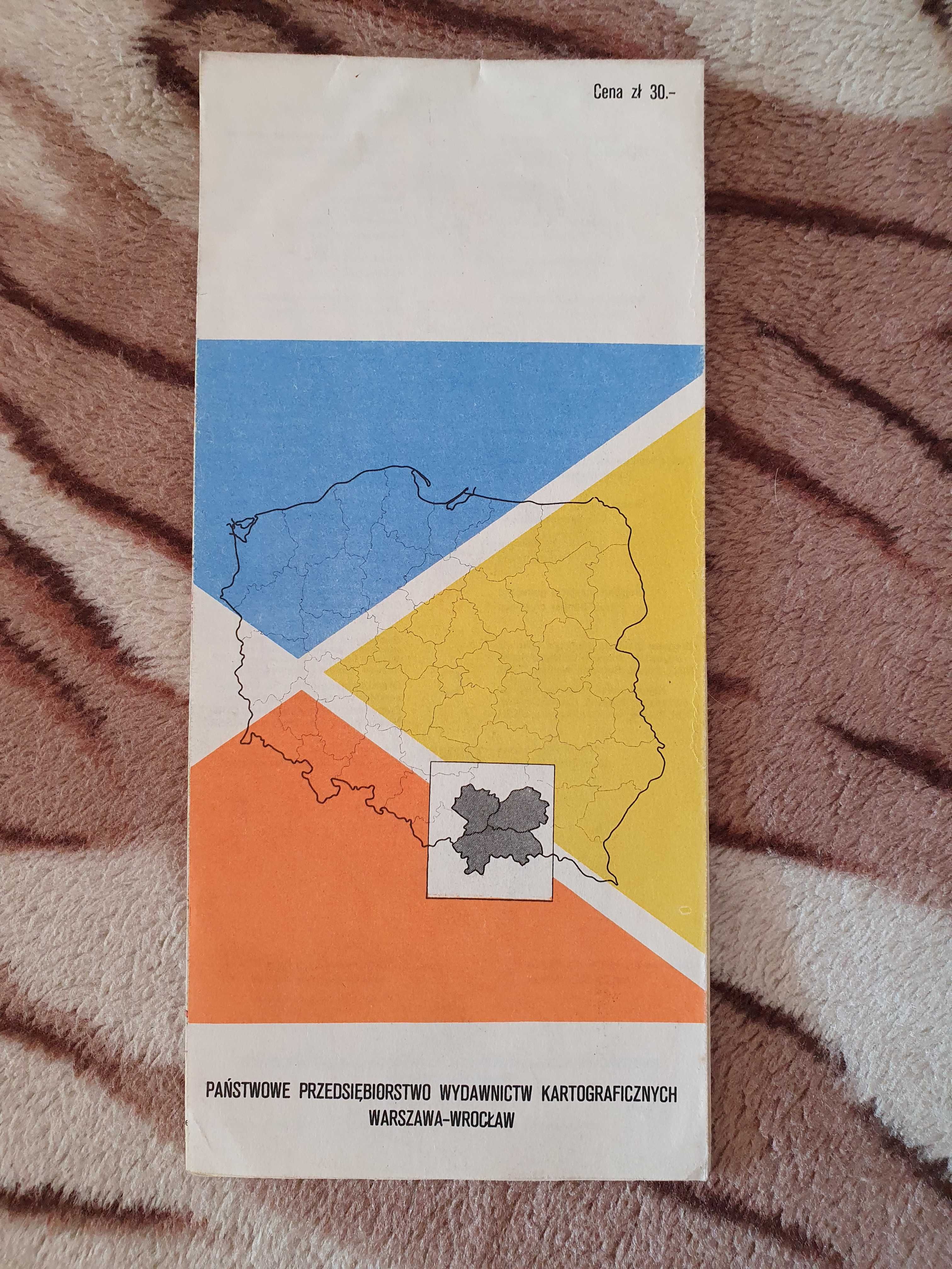 Mapa krajoznawczo Samochodowa