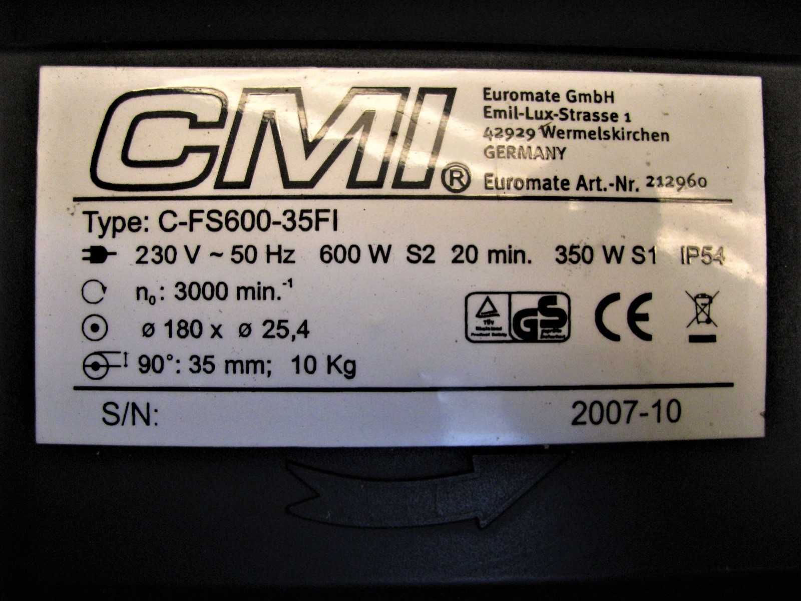 KRAJZEGA piła tarczowa na tarcz 180mm; płytki gres panele