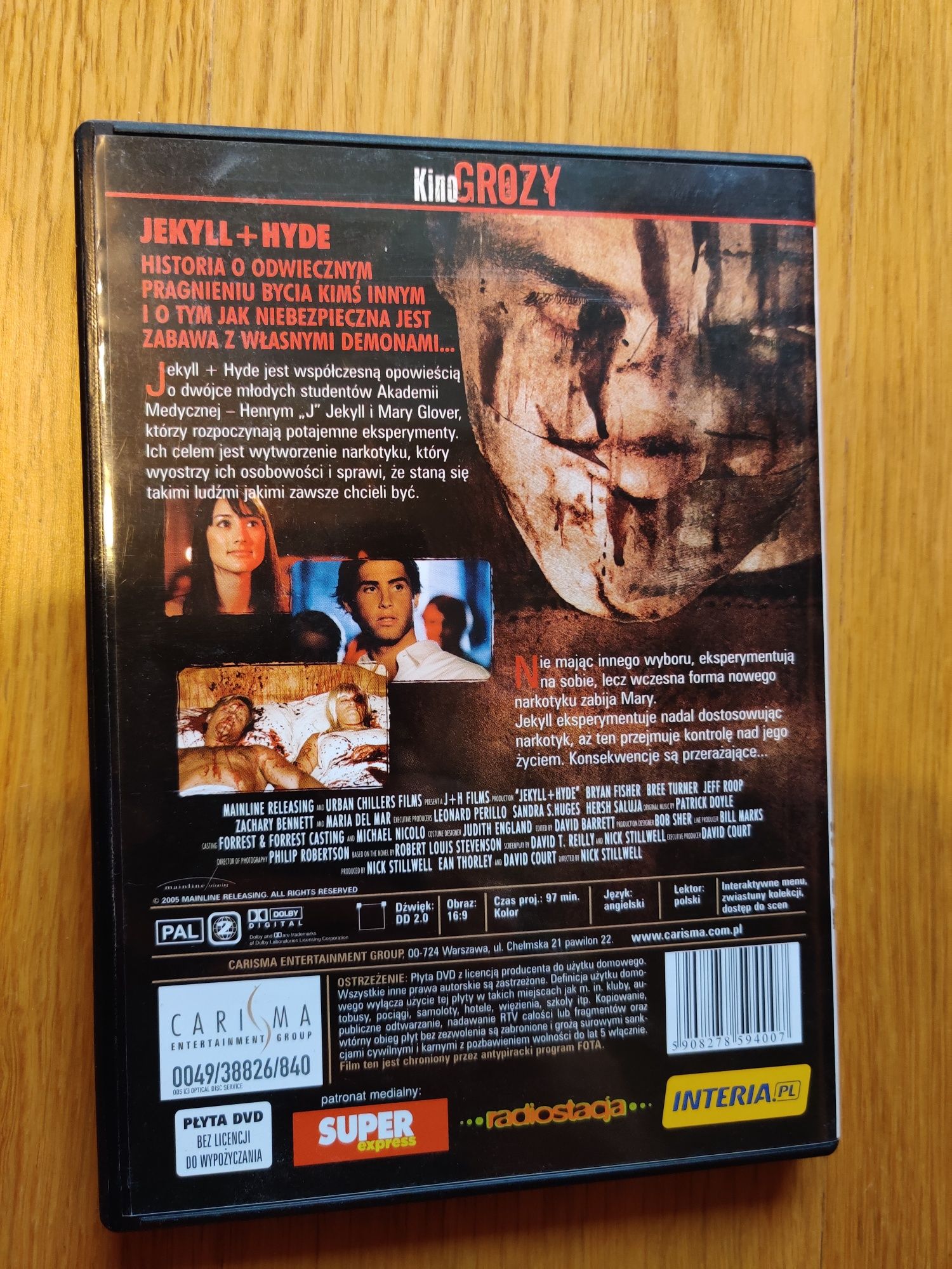 Jekyll+Hyde [DVD] reż. Nick Stillwell