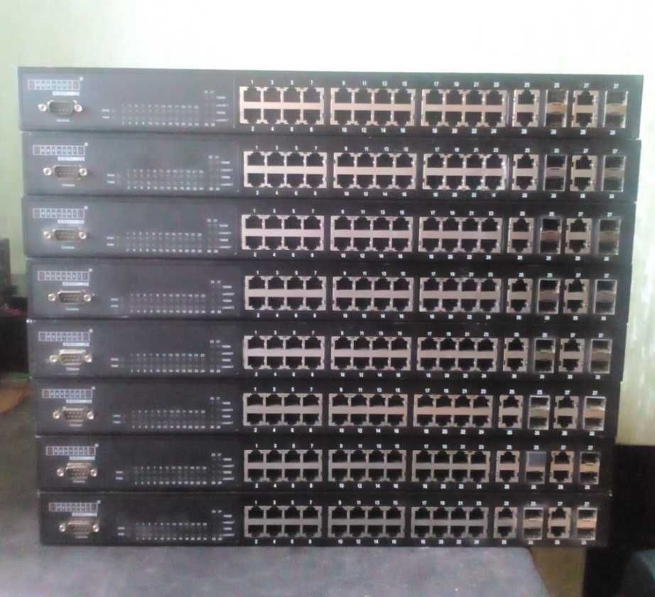 Продам комутатори Edge-core ES3528Mv2-DC L2, 24x10/100Base-T 4x1G sfp
