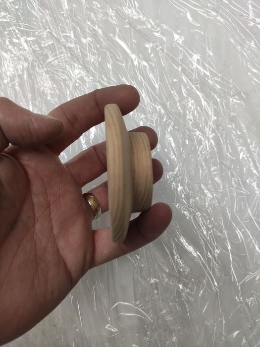 Puxador redondo madeira para móveis