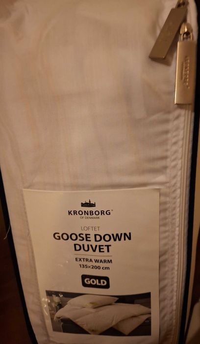 Kołdra puchowa  z puchu gęsiego 135x200 KRONBORG LOFTET bardzo ciepła