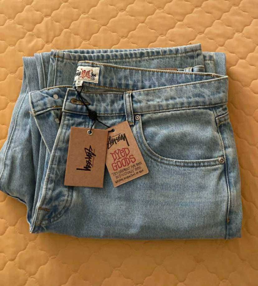 Calças de Ganga - Stüssy Big Ol' Jeans - Tamanho 36 (XL)