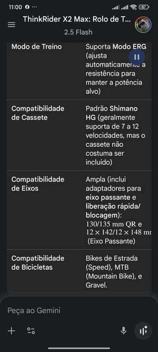 Rolo de treino NOVO 2000w