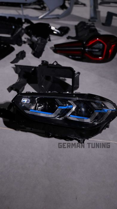 Комплект рестайлінгу bmw x3 g01 стиль X3M бампер фари стопи бмв х3 г01