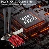 Karta sieciowa Intel AX210 WiFi 6 6E 5374Mbps 2.4G/5G/6G PCIE BT 5.3