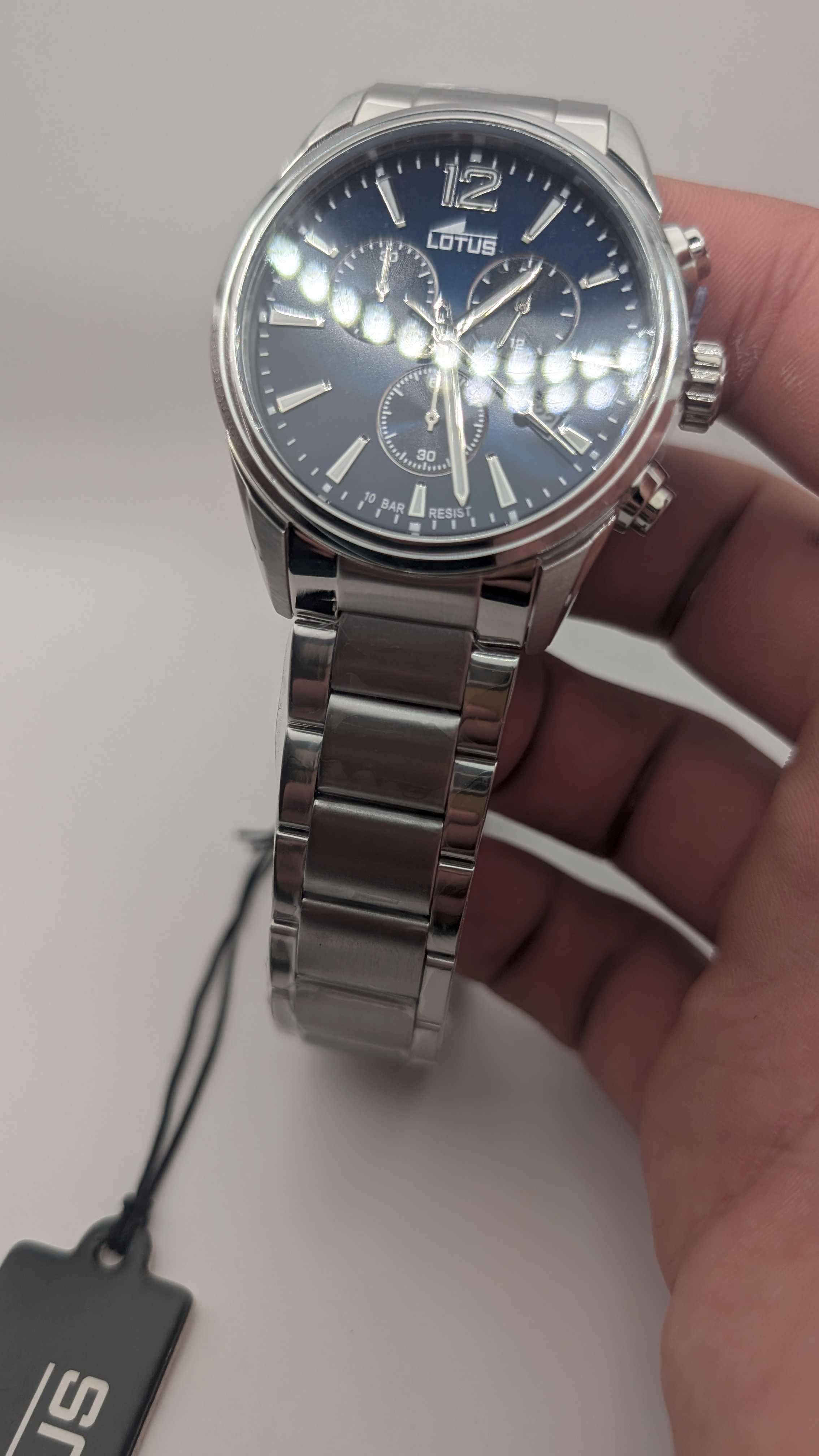 Zegarek męski Lotus 18690/1 Chronograph, idealny stan