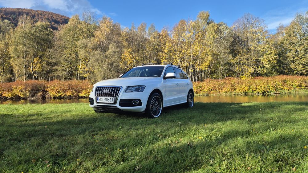 Audi Q5 2.0 TFSI 210km stan bdb 2x S-line, 20" koła. Faktura vat