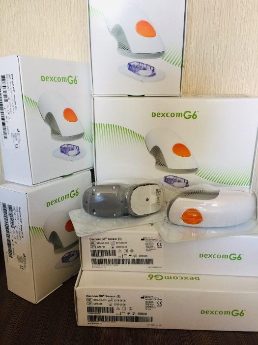 Коробка 3 сенсора Dexcom G6 сенсори Декском, дати придатності 2025 р