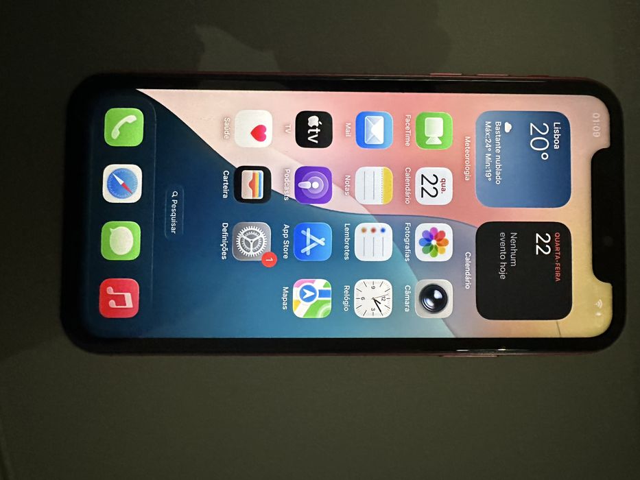 Iphone 11 vermalho de 128gb