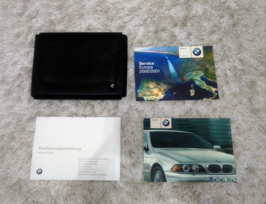 Książka BMW e39 LIFT etui instrukcja obsługi Niemiecka DE