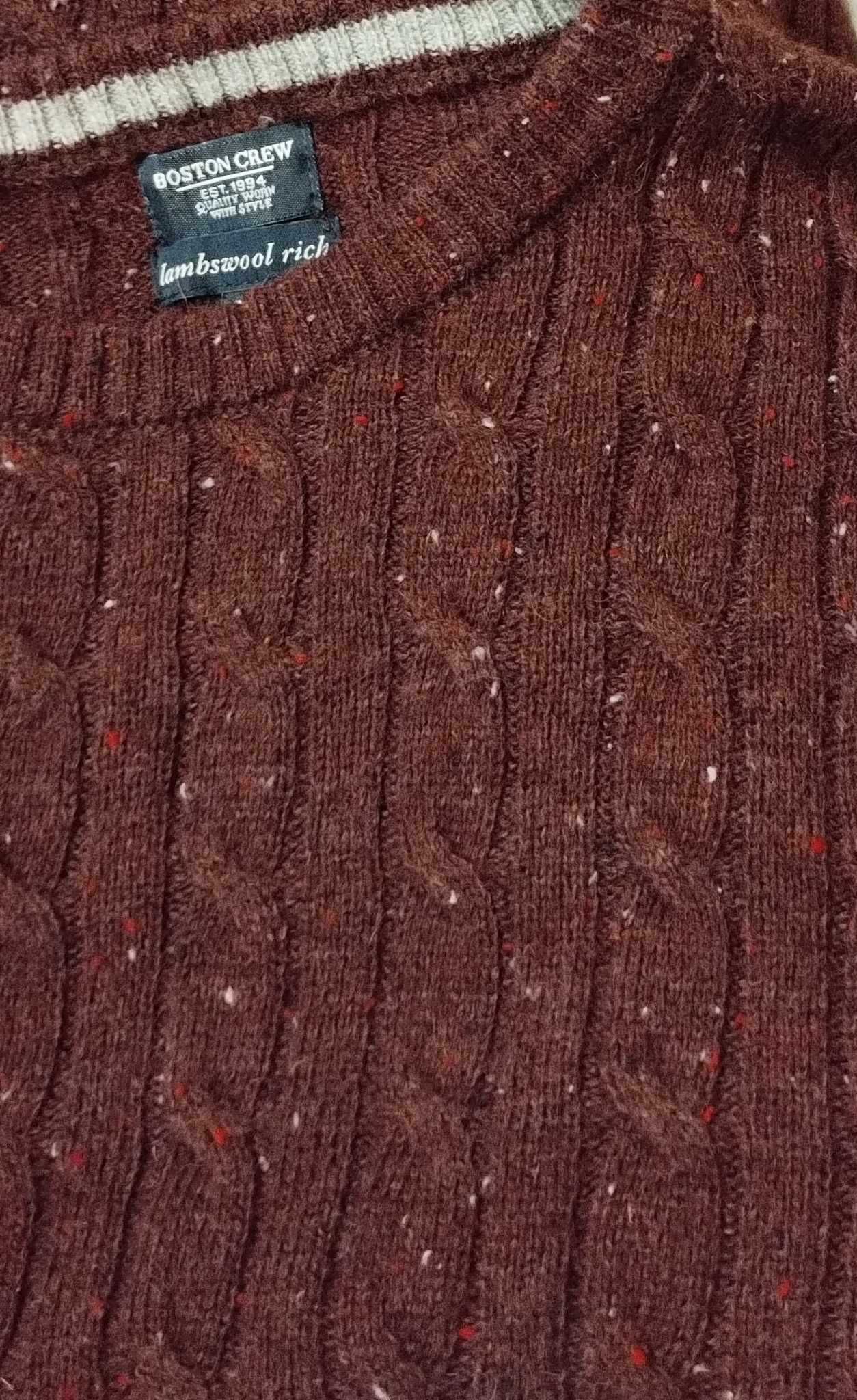 Sweter 80% wełna - rozmiar M