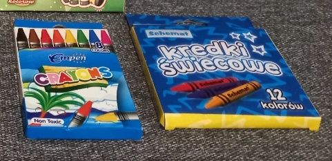 Zestaw kredek, zestaw pasteli. Wszystko na zdjęciu. Nowe.