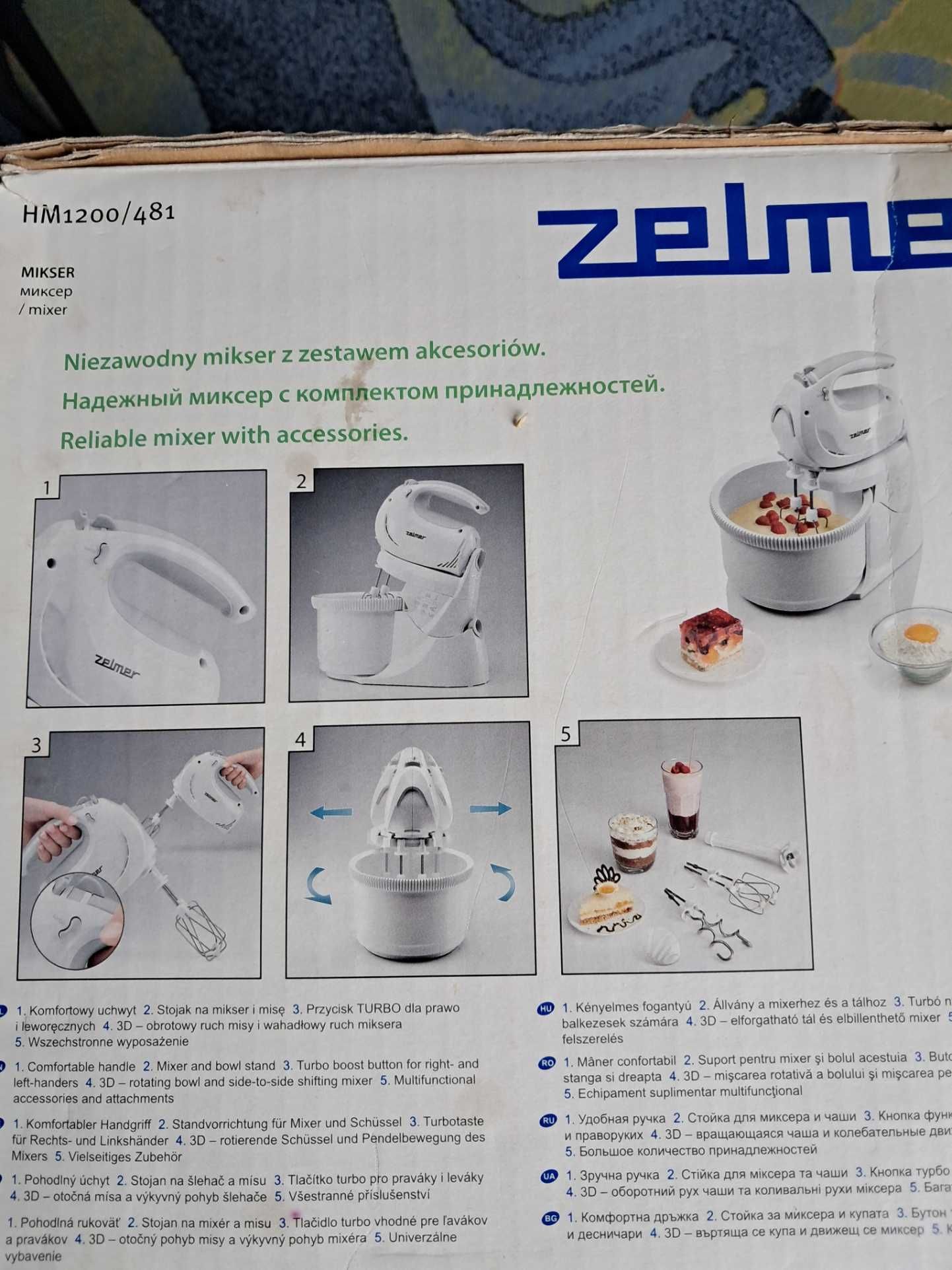 Stojak na mikser z misą.