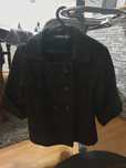 Blazer preto e dourado