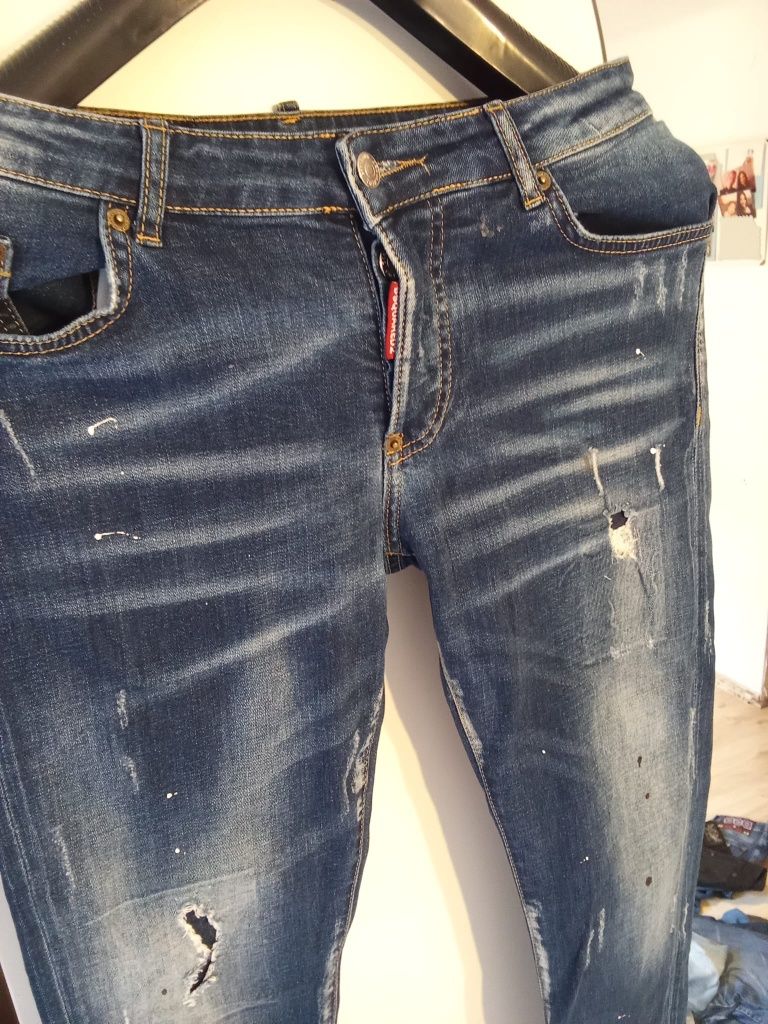 Oryginalne jeans męskie dsquared2 legit westiaire collective