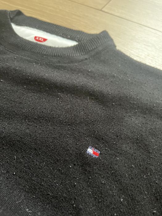 Sweter męski czarny xxl hilfiger denim