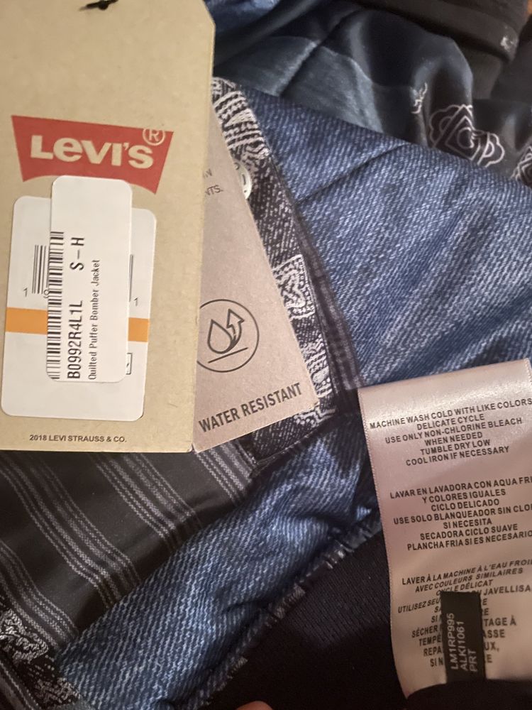 S 36 44 Levis бомбер теплий теплый осенний осінній левіс левайс с