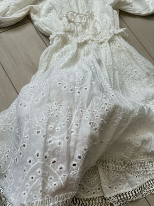 Літня жіноча сукня, біла сукня, вишита натуральна сукня, женское плать