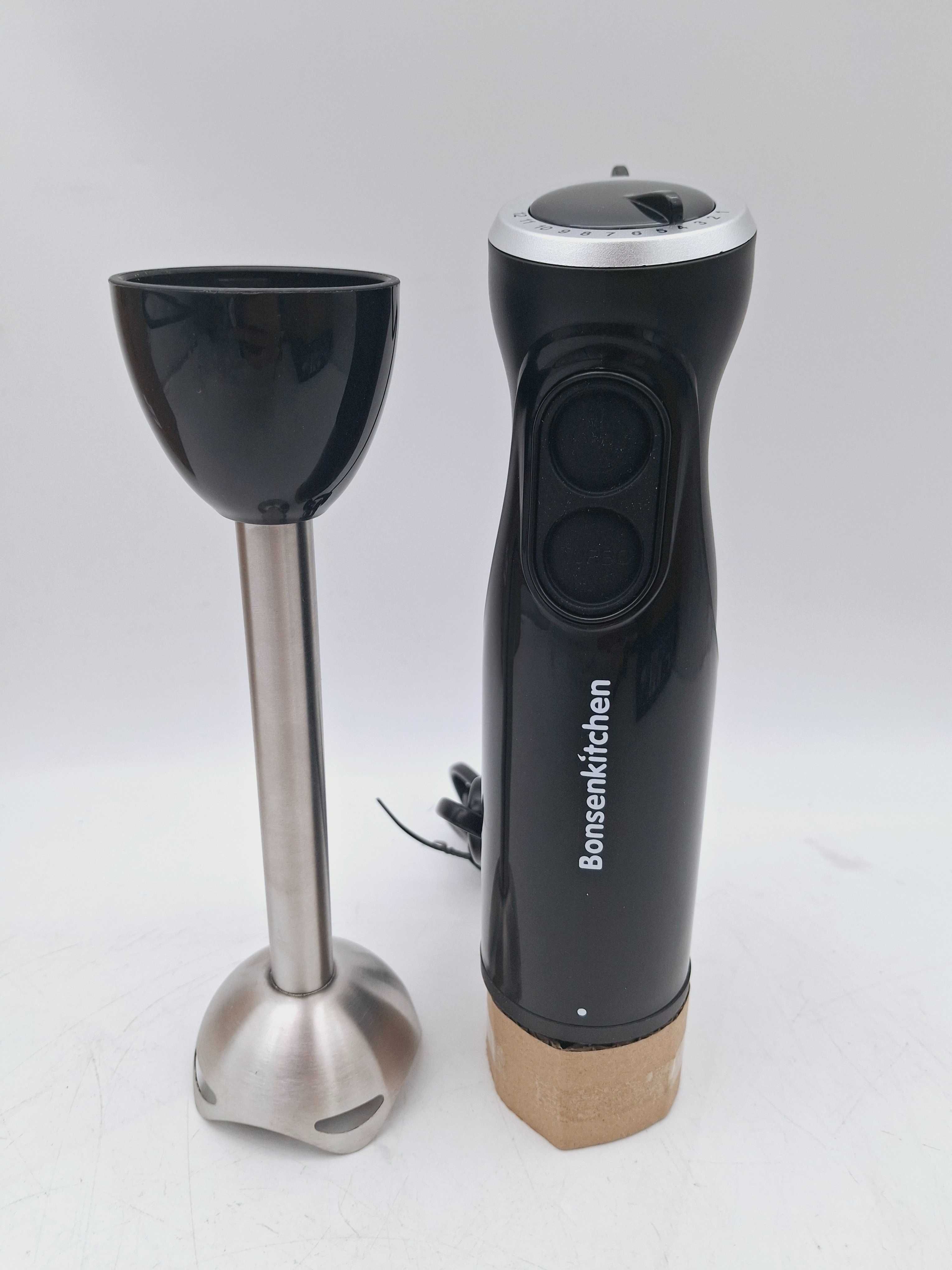 Blender ręczny 1000W stal nierdzewna regulacja prędkości JAK NOWY!