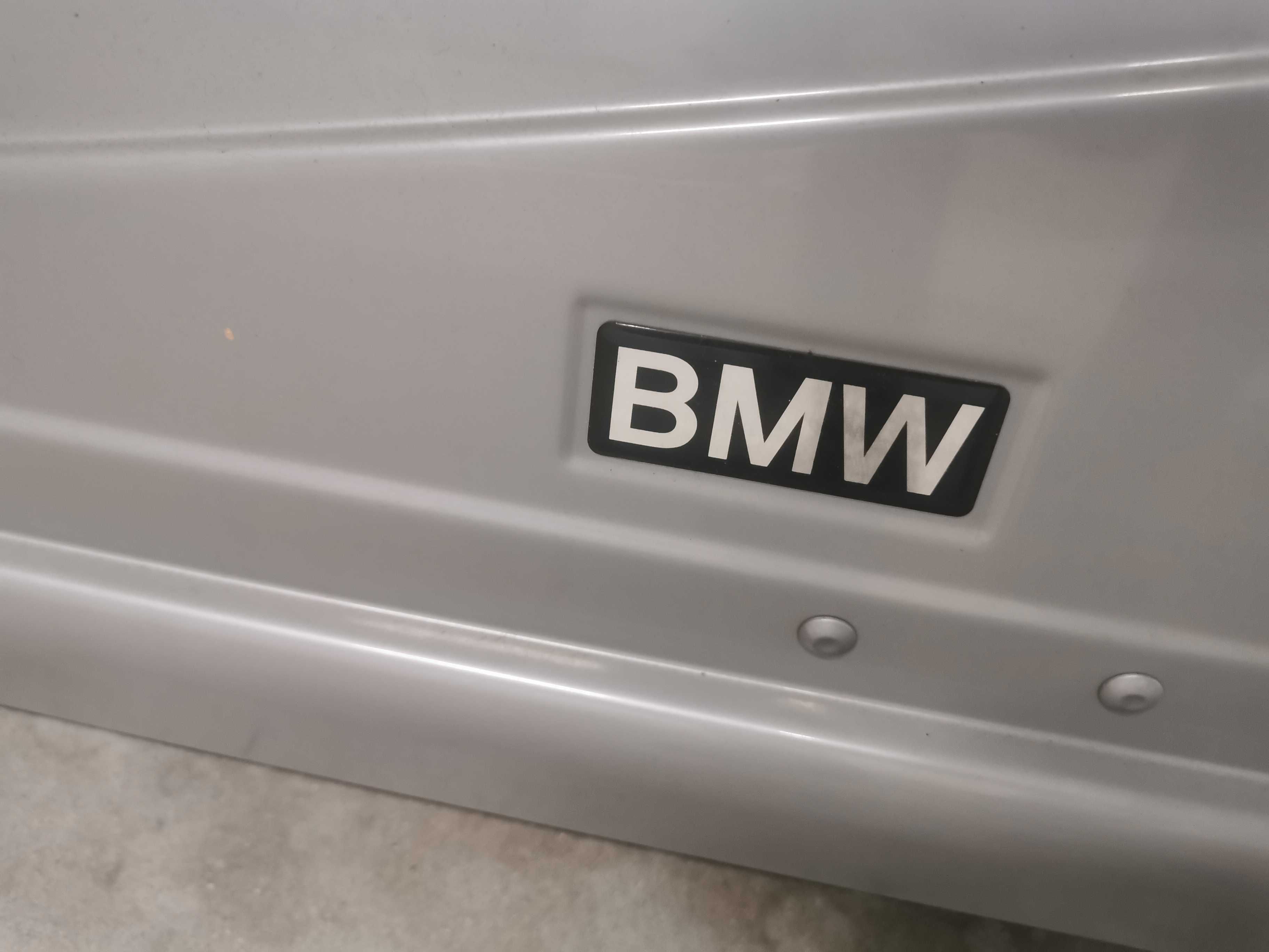 Suporte base BMW para tejadilho + Caixa porta-bagagens