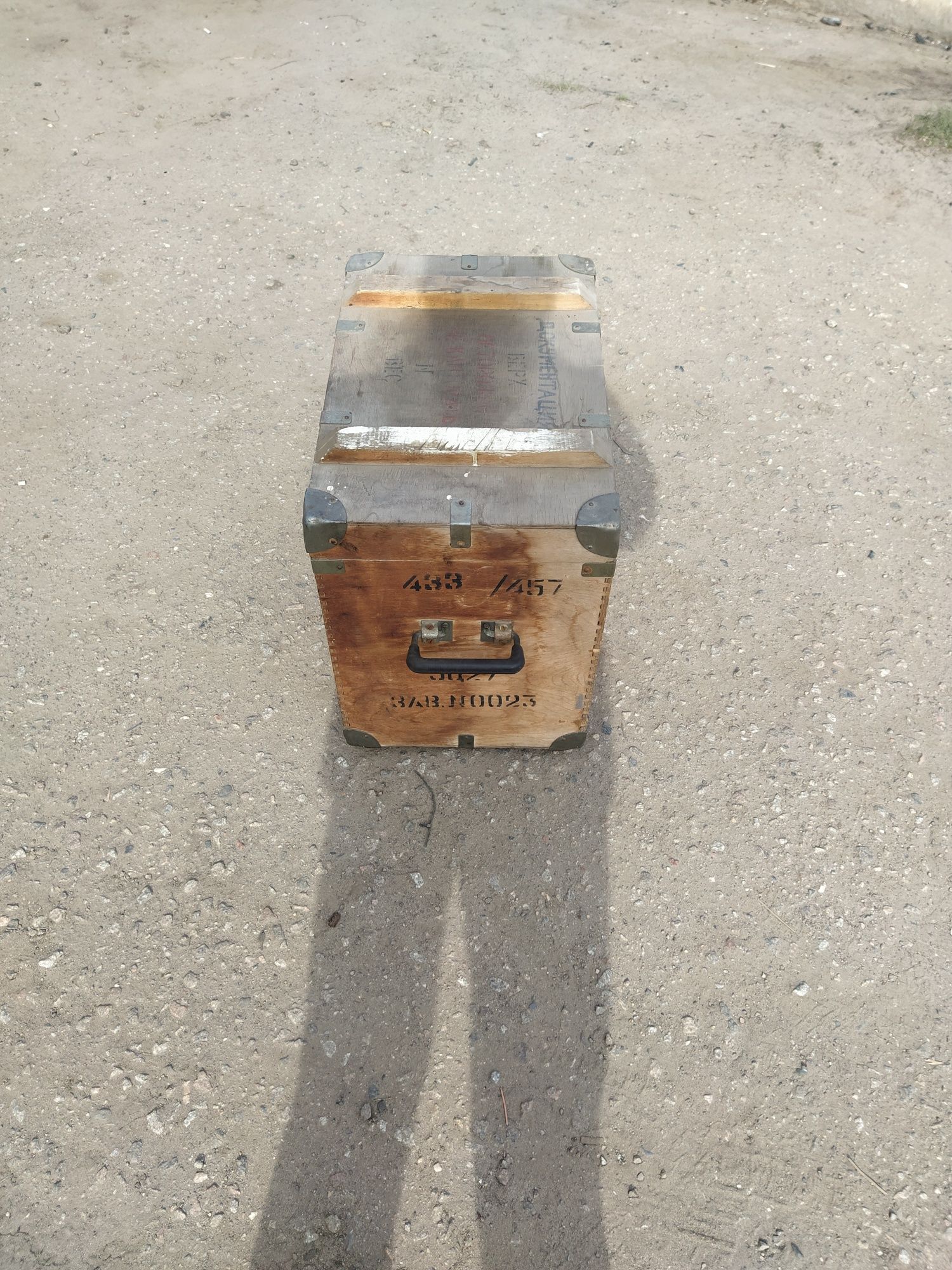 Ящик сундук деревянный с ручками