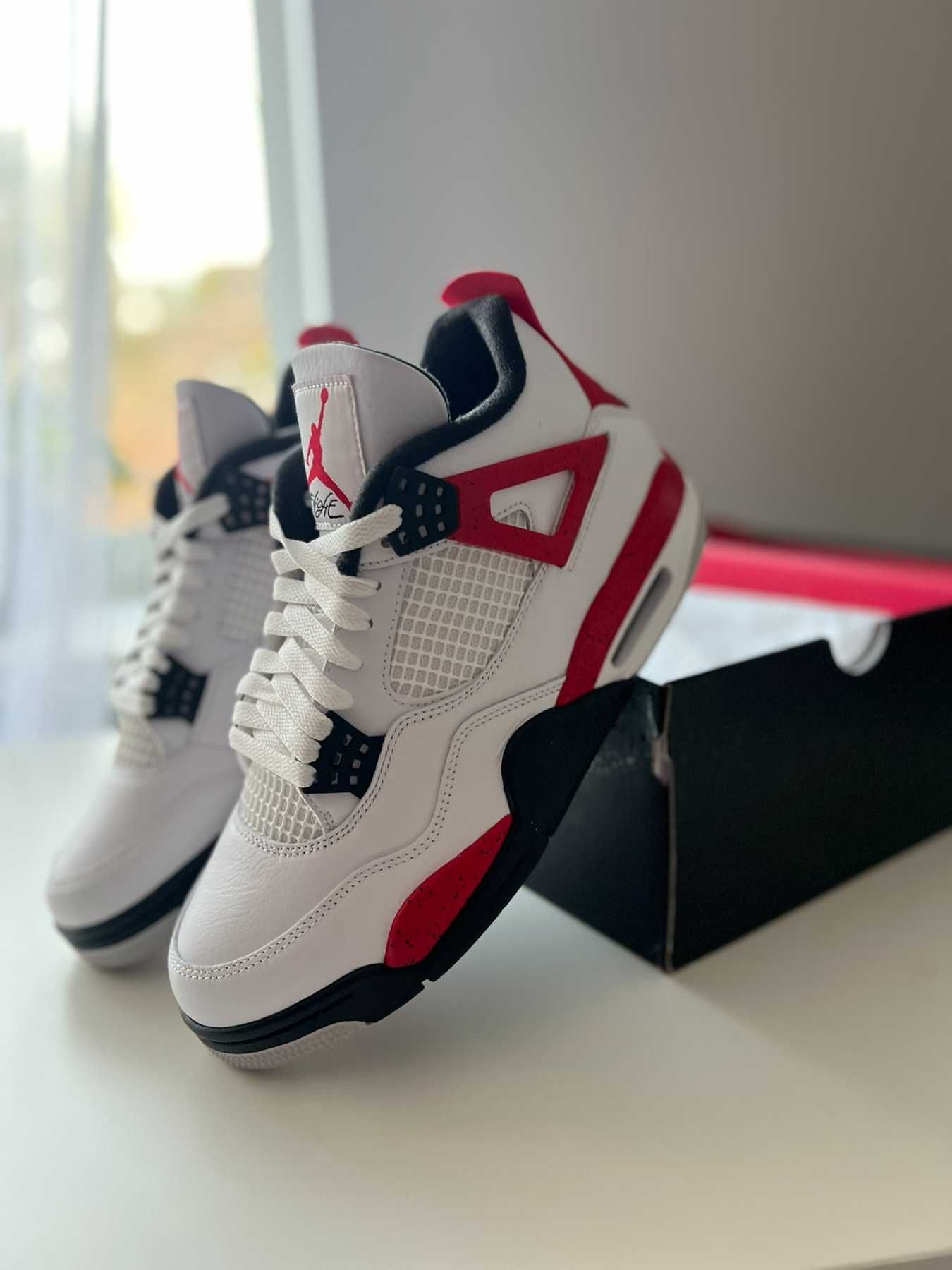 Air Jordan 4 Retro Red Cement Men's