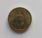 Moeda - 50 cêntimos / 0,50€ - San Marino - 2019
