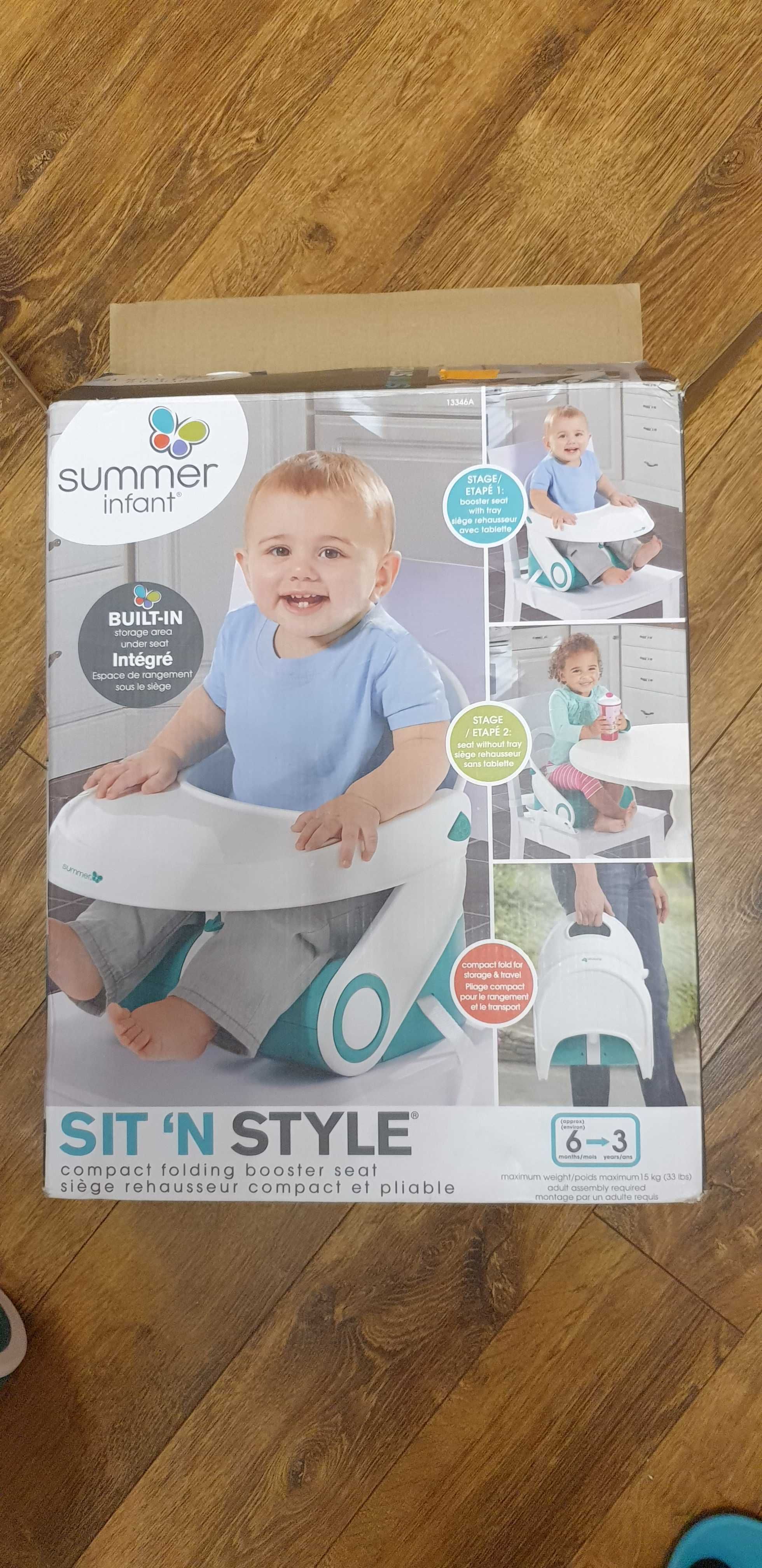 Krzesełko podróżne Sit n Style Summer Infant- fotelik podwyższający