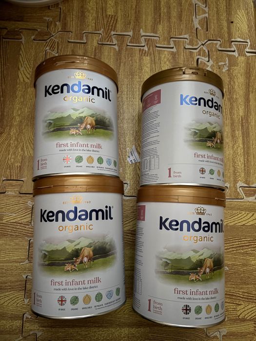 Нова молочна суміш Kendamil organic 1 молочная смесь дитяче харчування