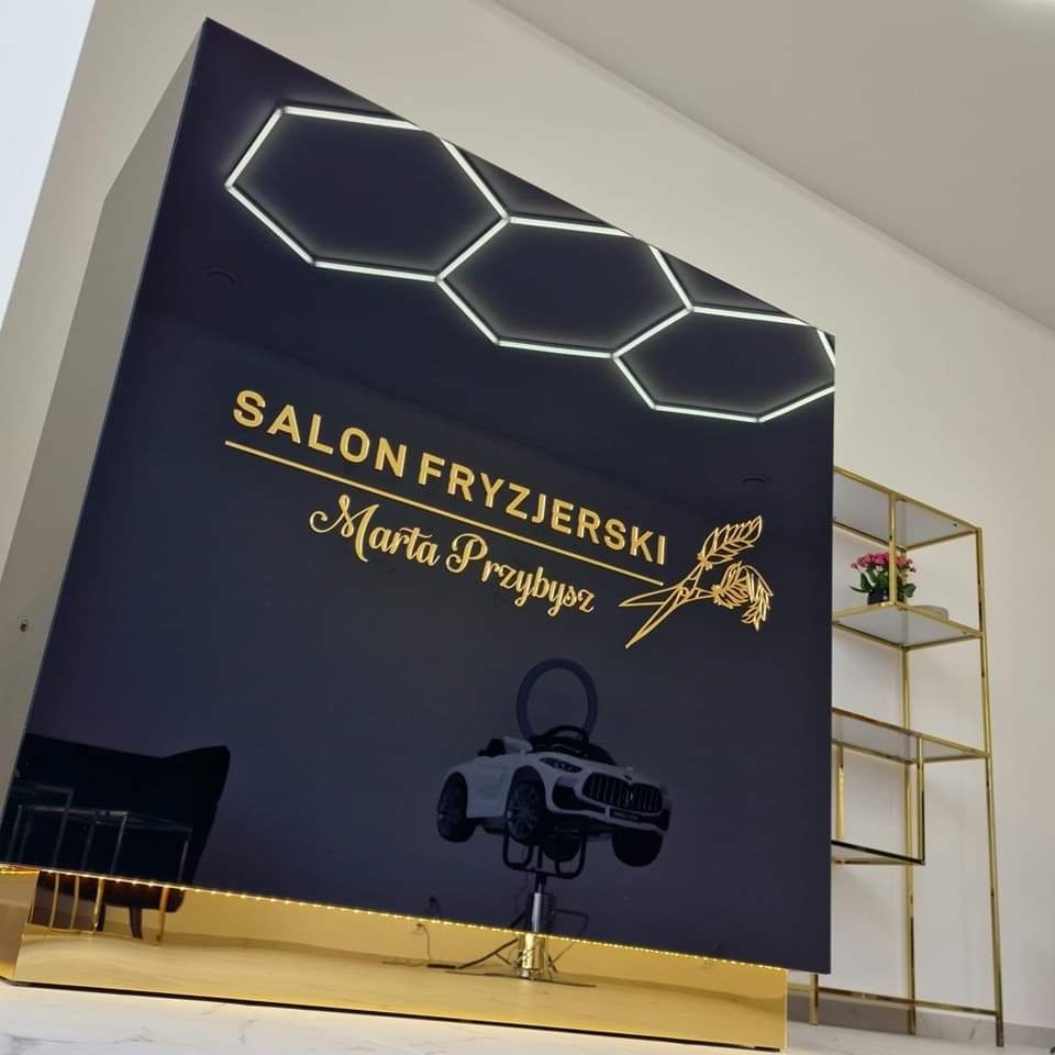 Lada recepcyjna sztukateria spa beauty meble biurowe