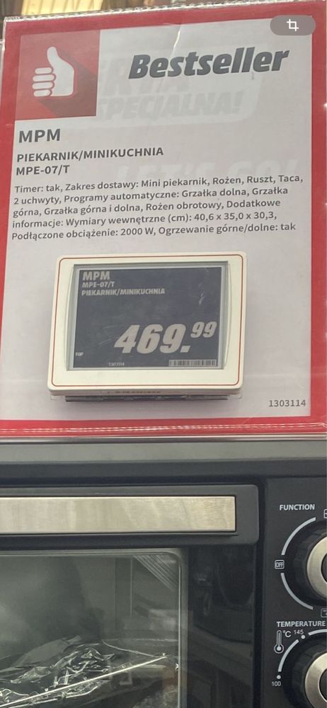 Piekarnik MPE-07/T