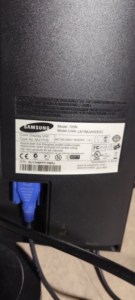 Монітор Samsung 17" 720N