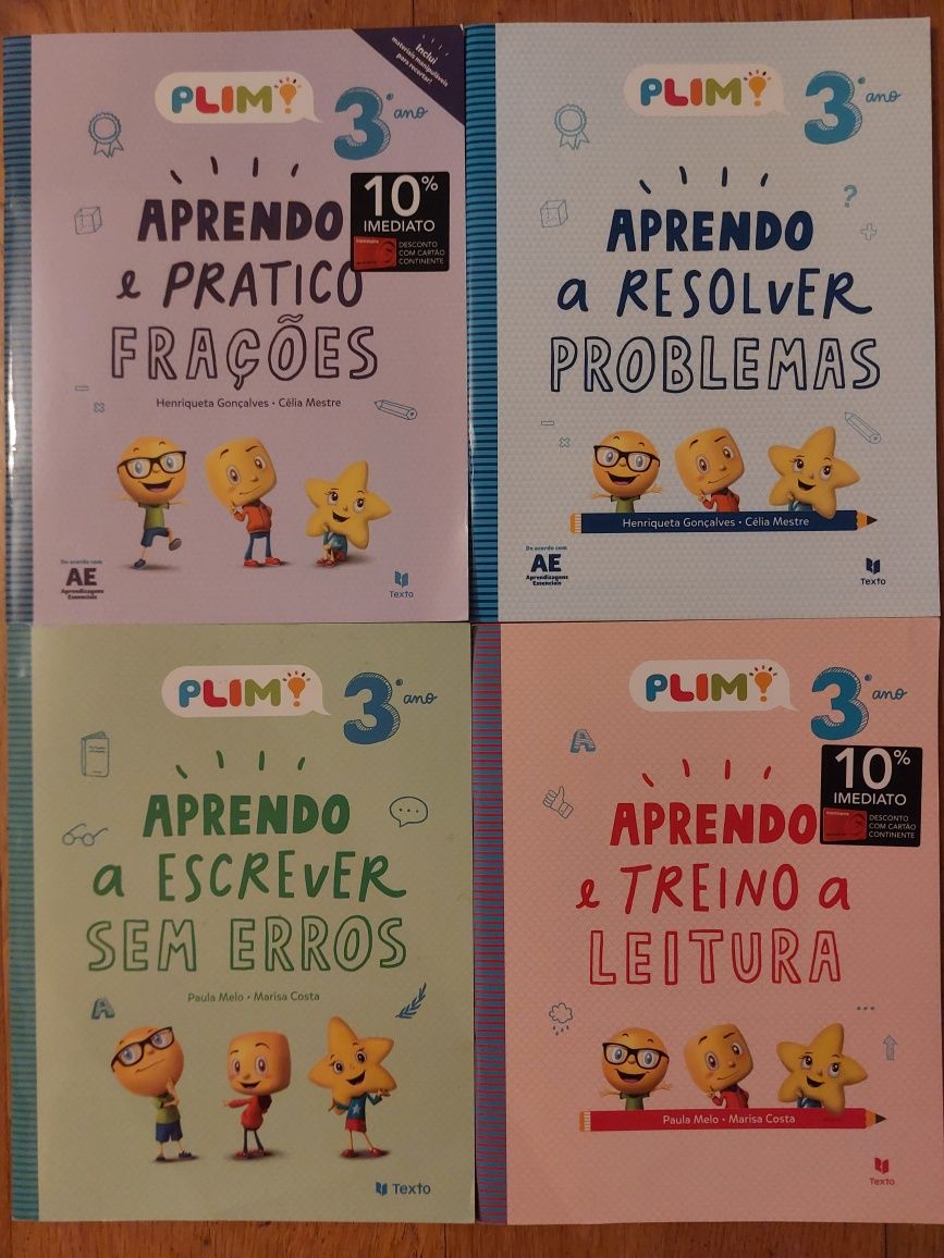 Manuais e Cadernos Atividades 1° 2° 3° e 4° Ano Plim