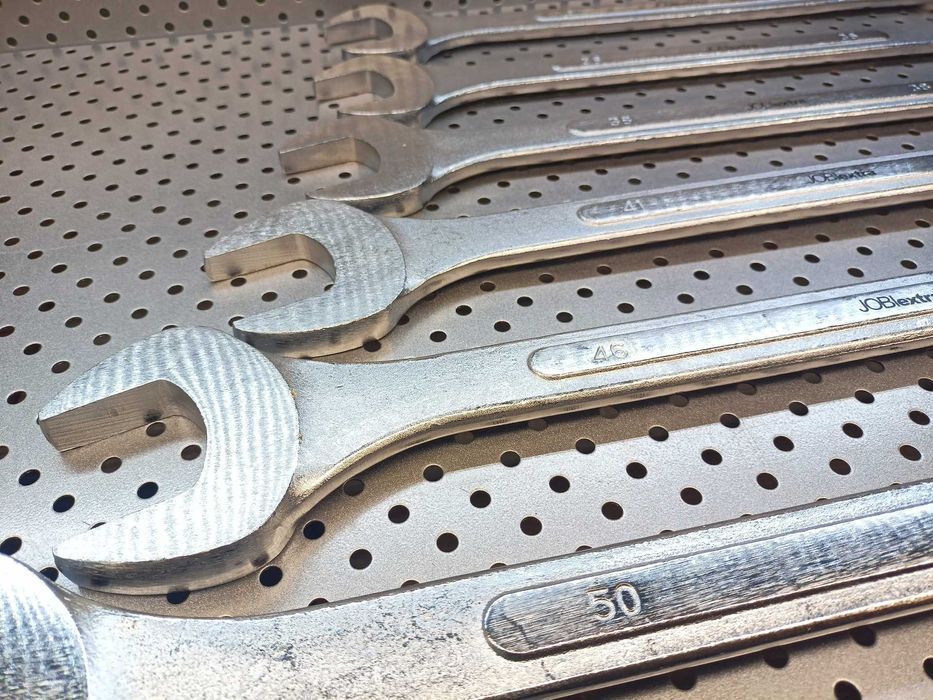 34-50mm klucze płasko oczkowe 6szt.Cr-V 34mm 36mm 38mm 41mm 46mm 50mm