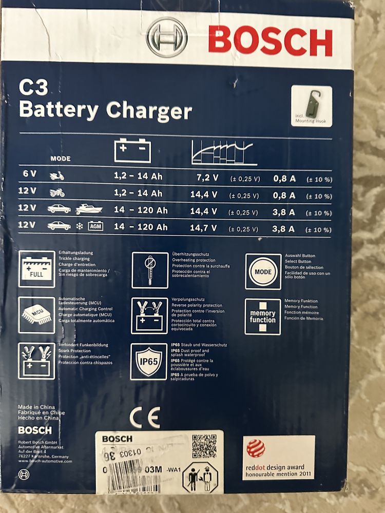 Bosch C3 Battery Charger