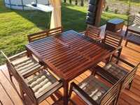 Stół z 8 krzesłami meble tarasowe applaro ikea meble ogrodowe
