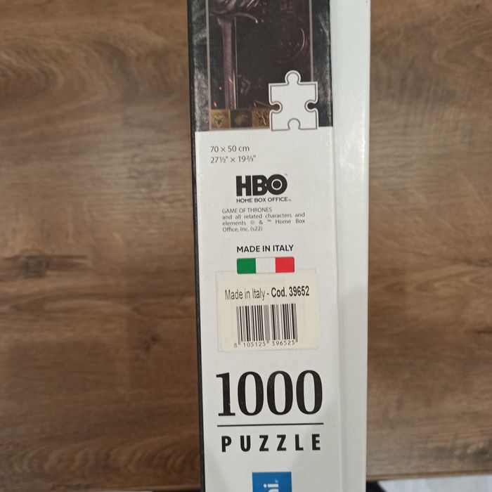 NOWE! Puzzle Clementoni 1000 el. GRA O TRON / GAME OF THRONES
